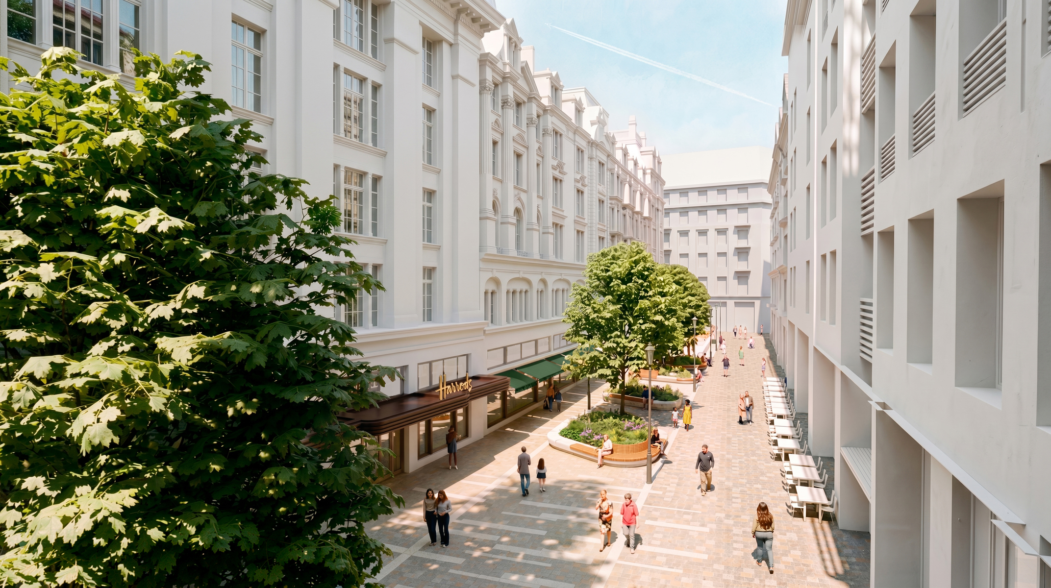a-busy-street-in-knightsbridge-is-getting-a-green,-pedestrian-friendly-makeover